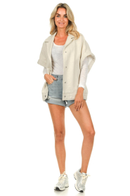 Tomorrow Denim |  Denim shorts with ripped details Terri | blue  | Picture 3