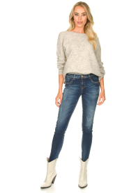 Kocca | Skinny jeans met destroyed details Sofi | blauw  | Afbeelding 3