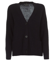 Gebreid vest Reign | donkerblauw