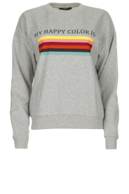 Sweatshirt met opdruk Noor | grijs