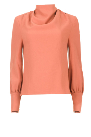 Dante 6 |  Top with draped collar Ischia | pink  | Picture 1