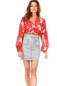 Magali Pascal |  Denim skirt Janis | blue  | Picture 4