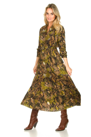 Kocca | Maxi-jurk met print Jervase | groen  | Afbeelding 2