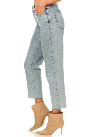 Notes Du Nord :  Stone washed mom jeans Demi | blue - img7