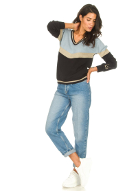 Liu Jo Easywear :  Glitter sweater Aperra | black - img3