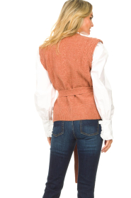 Dante 6 |  Knitted waistcoat Unga | camel  | Picture 7