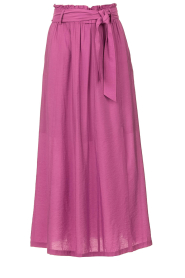  Maxi-skirt with tie details Verdyna | purple