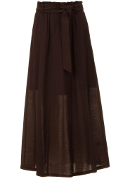 Dante 6 |  Maxi-skirt with tie details Verdyna | black  | Picture 1