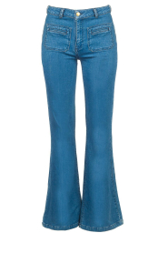  Flared stretch jeans Adelic | blue