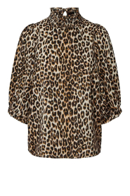 Lolly's Laundry |  Top with animal print Bobby | brown  | Picture 1