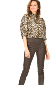 Lolly's Laundry :  Top with animal print Bobby | brown - img5