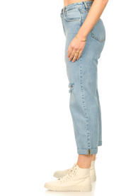 Kocca |  Straight fit jeans with ripped details Banlo | blue  | Picture 5