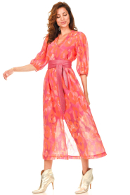 Dante 6 |  Maxi dress with print Abbaye | pink  | Picture 2