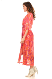 Dante 6 |  Maxi dress with print Abbaye | pink  | Picture 6