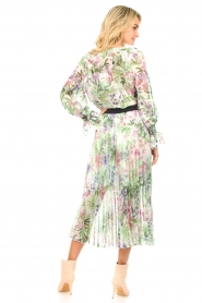 Kocca |  Skirt with floral print Lucrezia | natural  | Picture 7