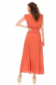 Dante 6 |  Maxi skirt with ring details Adana | terracotta  | Picture 7