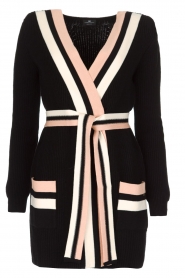 Gebreide vest Concetta | Zwart