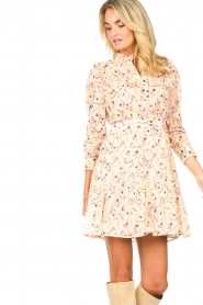 ba&sh |  Shirt dress with floral print Belle | beige  | Picture 7