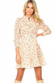 ba&sh |  Shirt dress with floral print Belle | beige  | Picture 5