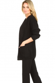 Knit-ted |  Knitted cardigan Mila | black  | Picture 6