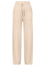 Knit-ted |  Knitted pants Noor | beige  | Picture 1