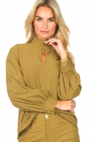 D-ETOILES CASIOPE |  Travelwear top Bora Bora | green  | Picture 8