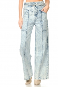 Magali Pascal |  High waist jeans Jagger | blue  | Picture 5