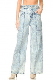 Magali Pascal |  High waist jeans Jagger | blue  | Picture 4