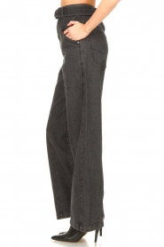 Magali Pascal |  High waist jeans Jagger | grey  | Picture 5