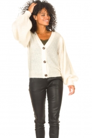 Copenhagen Muse |  Knitted cardigan Diva | creme  | Picture 5