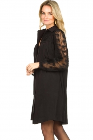 Copenhagen Muse |  Dress with lace Madelyn | black  | Picture 7