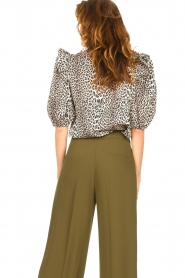 Notes Du Nord |  Ruffle top with animal print Blakely | animal print  | Picture 7