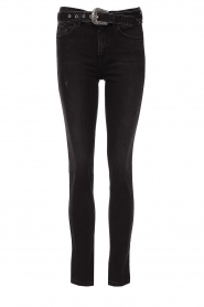  Skinny jeans with belt Lisa | black