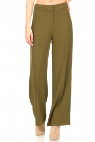 Notes Du Nord |  Wide trousers Oliana | green  | Picture 5