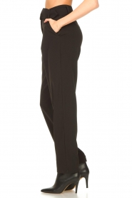 Notes Du Nord |  Pants with waist belt Brenna | black  | Picture 5