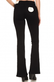 Liu Jo Denim |  Flare jeans with statement button Monica | black  | Picture 10