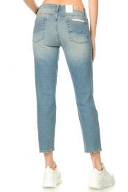 7 For All Mankind |  Straight cropped jeans Roxanne | blue  | Picture 6