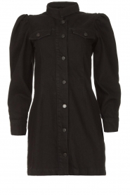  Denim dress with puff sleeves Filner | black