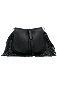 Gianni Chiarini :  Leather schoulderbag Helena | black - img5