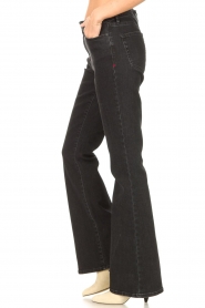 Tomorrow Jeans :  High waist flared jeans L32 Albert | black - img5