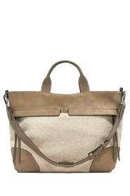 Gianni Chiarini |  Leather handbag Duna | Beige  | Picture 1