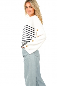 Twinset :  Striped sweater Bibi | natural - img7
