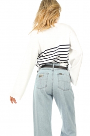 Twinset :  Striped sweater Bibi | natural - img8