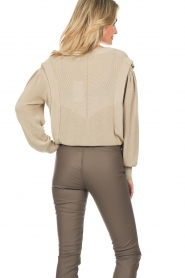 IRO |  Sweater with V-neck Kanda | beige   | Picture 8