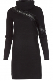 Sweaterjurk Jacy Lace | Zwart