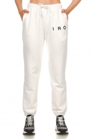IRO |  Sweatpants with logo Maricka | white  | Picture 4