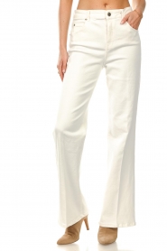Twinset |  Flared stretch jeans Hailey | natural  | Picture 4