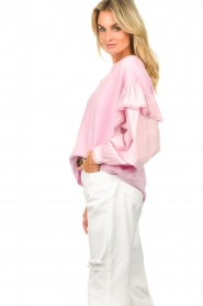 Twinset |  Sweater with puffed sleeves Joy | pink  | Picture 5