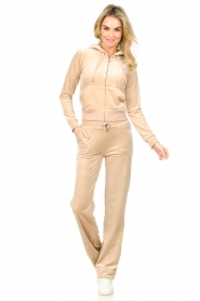 Juicy Couture |  Velour sweatpants Del Ray | warm taupe  | Picture 3