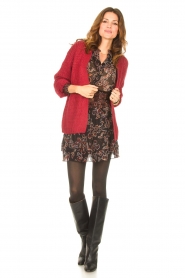 Second Female |  Blouse with floral print Miao | black | Picture 3